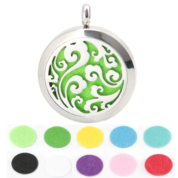10pcs Round Silver Ocean Stainless Steel Premium Aromatherapy Essential Oil Diffuser Necklace With Free chain and Pads
10pcs Round Silver Ocean Stainless Steel Premium Aromatherapy Essential Oil Diffuser Necklace With Free chain and Pads
