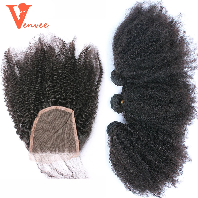 Mongolian Afro Kinky Curly Hair Weave 3 Human Hair Bundles With Closure 4Pcs Bundles With Lace Closure With Bundles Virgin Venee
Mongolian Afro Kinky Curly Hair Weave 3 Human Hair Bundles With Closure 4Pcs Bundles With Lace Closure With Bundles Virgin Venee