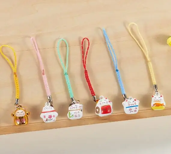 New 100 Pcs cute lucky cat bell Cell Phone Strap Charms Keychains Key Ring DIY Jewelry Making Accessories Ty-304
New 100 Pcs cute lucky cat bell Cell Phone Strap Charms Keychains Key Ring DIY Jewelry Making Accessories Ty-304