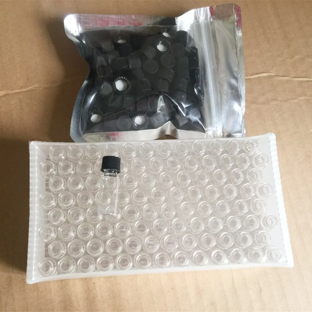 1.5ml small opering screw-thread vial with write-on spot Small Clear Glass Essential Oils Bottle USP 1expansion 51-100pcs/pack
1.5ml small opering screw-thread vial with write-on spot Small Clear Glass Essential Oils Bottle USP 1expansion 51-100pcs/pack