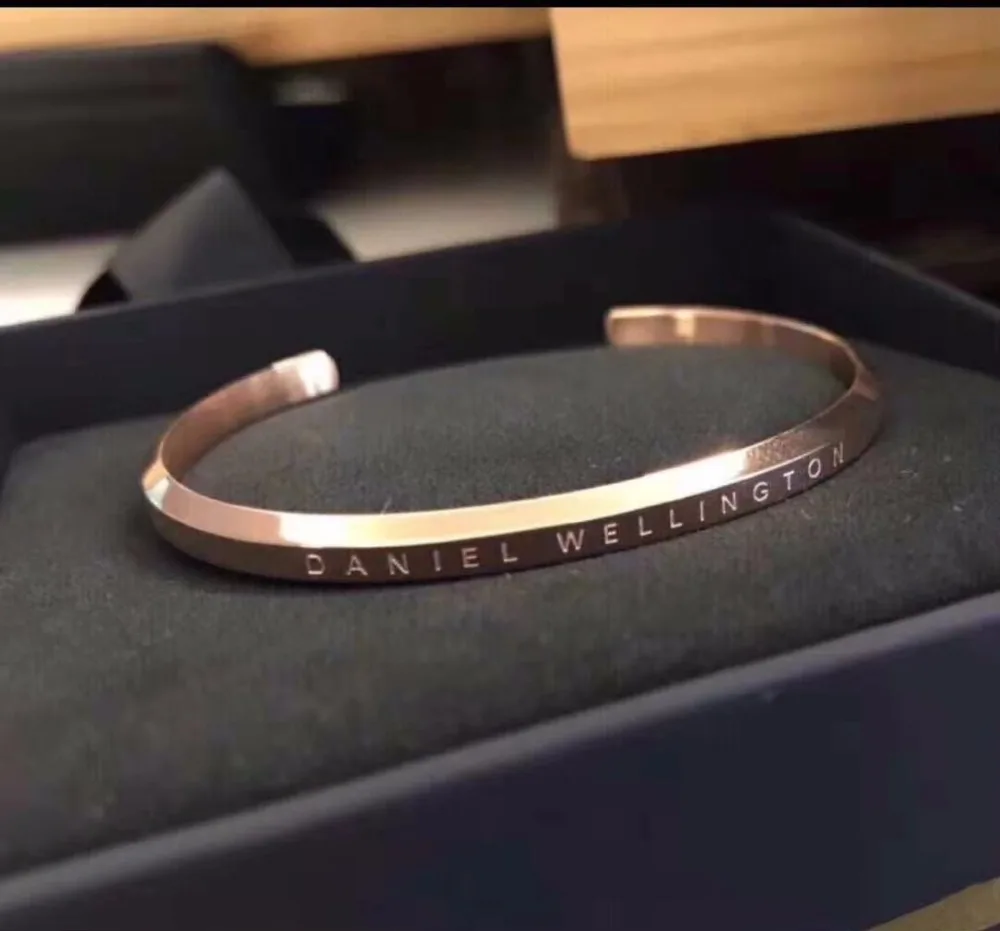 

100% Stainless Steel DW Cuff Bracelets Luxury Design Rose Gold Silver Bracelets & Bangles For Women Men Pulsera Gift