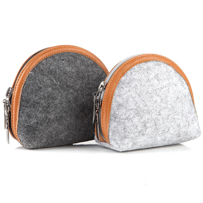 Mini Semicircle Storage Bag Felt Zipper Case Travel Organizer For Data Cable , Power Bank , Portable Gadget Pocket Pouch
Mini Semicircle Storage Bag Felt Zipper Case Travel Organizer For Data Cable , Power Bank , Portable Gadget Pocket Pouch
