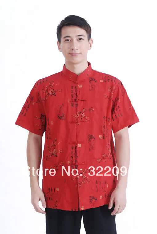 Shanghai Story hot sale Tang Costume 100% cotton shirt Traditional Chinese ethnic shirt red Tang suit mandarin collar shirt
Shanghai Story hot sale Tang Costume 100% cotton shirt Traditional Chinese ethnic shirt red Tang suit mandarin collar shirt