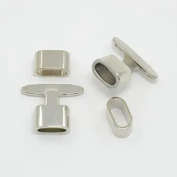 Alloy Clasps for Rope, Leather Cord Clasps, Platinum Color, Size: about 23mm wide, 19mm long, 8mm thick; 14mm wide, 8mm long,
Alloy Clasps for Rope, Leather Cord Clasps, Platinum Color, Size: about 23mm wide, 19mm long, 8mm thick; 14mm wide, 8mm long,