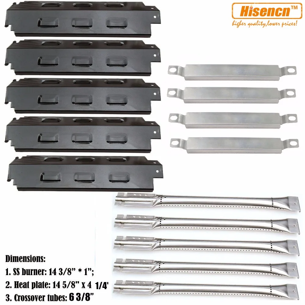 Hisencn Repair Kit 5 PK Grill Burner Heat Plate Crossover tubes For Charbroil 6 Burner, Charbroil 463230515 463230514 Gas Grill
Hisencn Repair Kit 5 PK Grill Burner Heat Plate Crossover tubes For Charbroil 6 Burner, Charbroil 463230515 463230514 Gas Grill