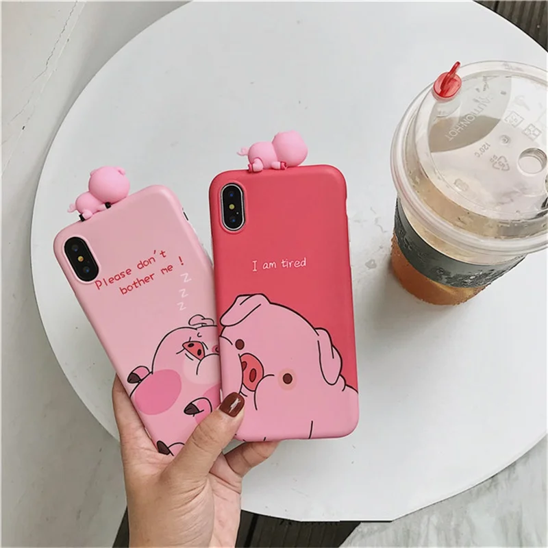 Lovely Lazy pig Phone Case For iphone X Case For iphone 6 6s 7 8 plus Back Cover Fashion Cute Cartoon Soft TPU Cases Lovey Capa
Lovely Lazy pig Phone Case For iphone X Case For iphone 6 6s 7 8 plus Back Cover Fashion Cute Cartoon Soft TPU Cases Lovey Capa