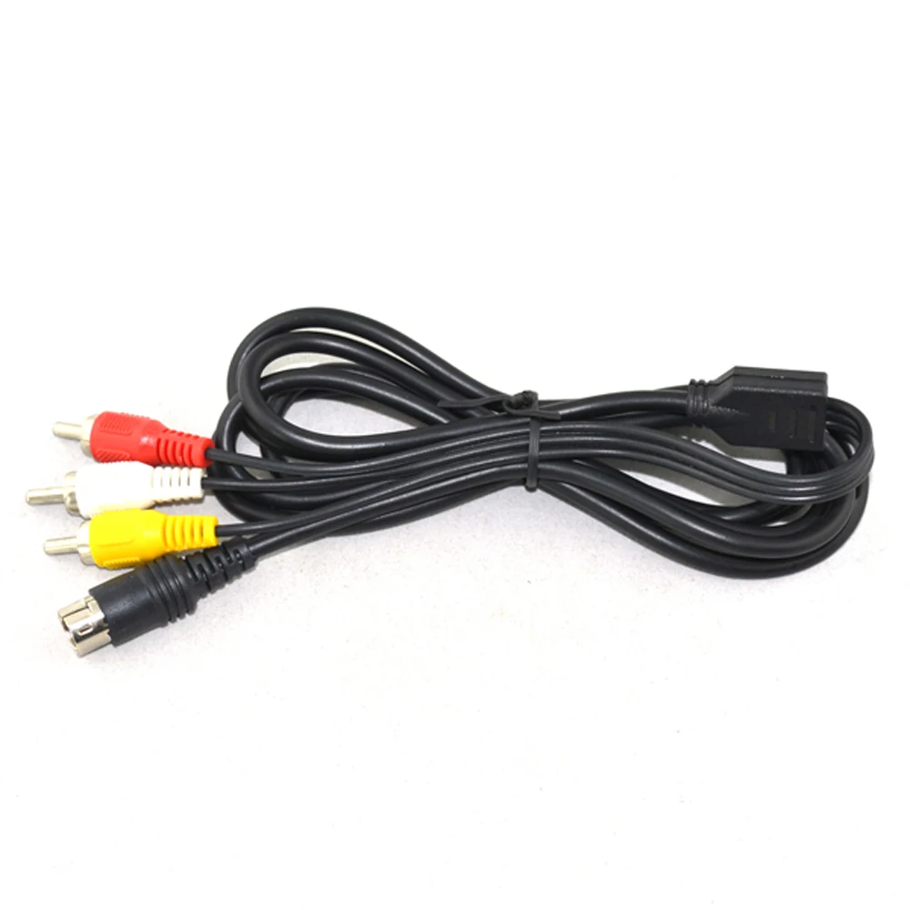 10PCS a lot Nickel Plating Plug Audio Video Cable AV Cable for SEGA Saturn SS RCA Cord for SS
10PCS a lot Nickel Plating Plug Audio Video Cable AV Cable for SEGA Saturn SS RCA Cord for SS