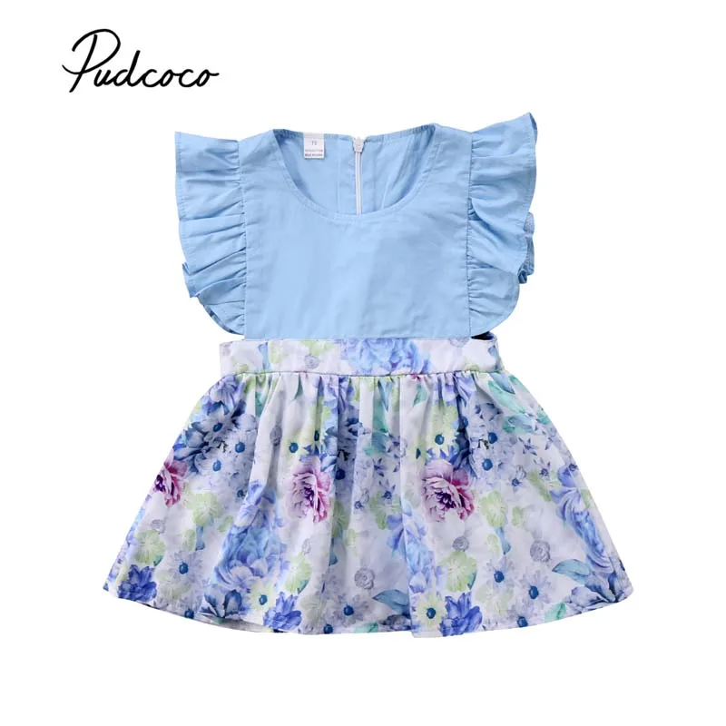 Pudcoco 2018 Newborn Baby Girls Dresses Floral Ruffles Princess Party Pageant A-Line Mini Dress Sundress Summer Outfit Clothes
Pudcoco 2018 Newborn Baby Girls Dresses Floral Ruffles Princess Party Pageant A-Line Mini Dress Sundress Summer Outfit Clothes