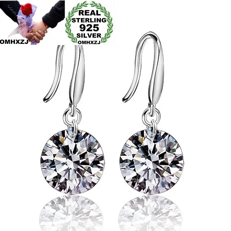 OMHXZJ Wholesale Personality Fashion OL Woman Girl Party Wedding 6 Colors Round Zircon 925 Sterling Silver Earrings YE284
OMHXZJ Wholesale Personality Fashion OL Woman Girl Party Wedding 6 Colors Round Zircon 925 Sterling Silver Earrings YE284