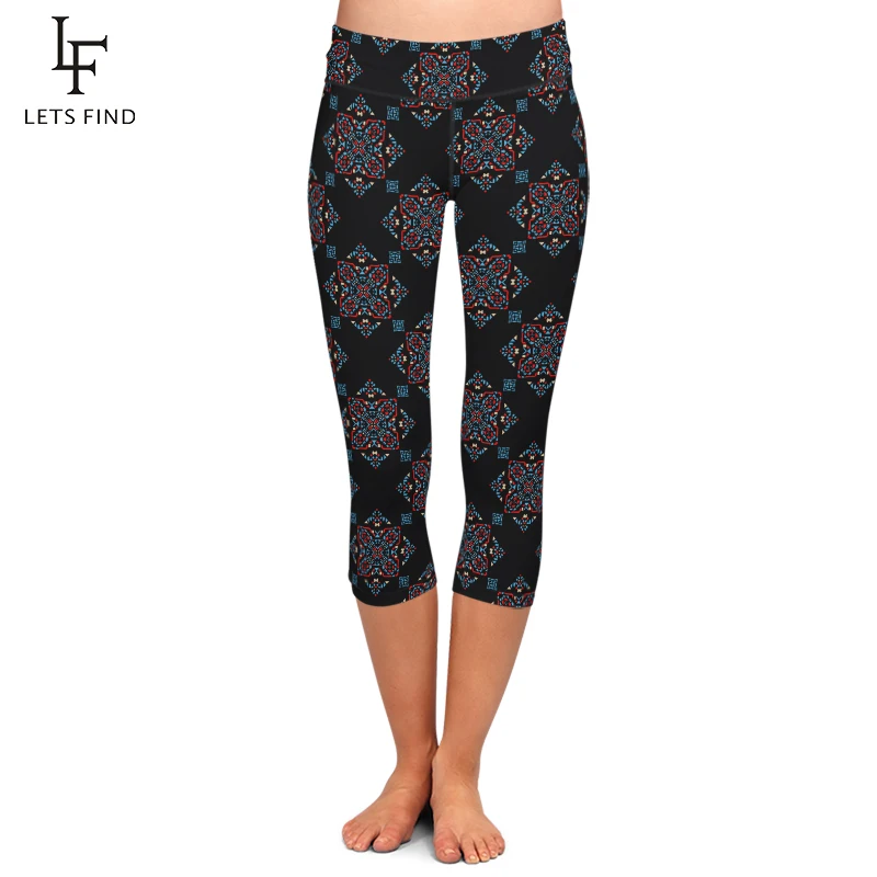 LETSFIND 2019 Summer Women Capri Leggings Mandala Print High Waist Elasticity Fitness Mid-Calf 3/4 Plus Size Pants
LETSFIND 2019 Summer Women Capri Leggings Mandala Print High Waist Elasticity Fitness Mid-Calf 3/4 Plus Size Pants
