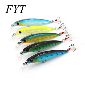 Free Shipping 12Pcs/Lot Minnow Fishing Lure 9cm/7g Plastic Hard Bass Bait 6# Hook Trout Tackle
Free Shipping 12Pcs/Lot Minnow Fishing Lure 9cm/7g Plastic Hard Bass Bait 6# Hook Trout Tackle