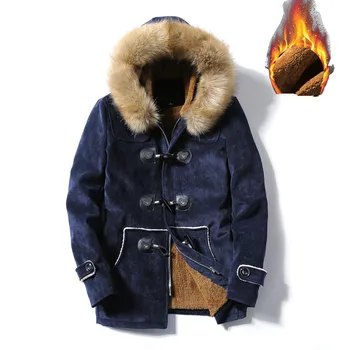2018 winter Men's fashion trench coat Men's Horn Button thicken jackets Outerwear fashion Coat Men casual Jacket Windbreaker
2018 winter Men's fashion trench coat Men's Horn Button thicken jackets Outerwear fashion Coat Men casual Jacket Windbreaker