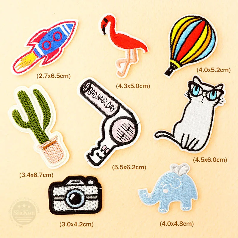 Camera Hair Dryer Rocket Patch Badges Embroidered Applique Sewing Iron On Clothes Stickers Garment Apparel Accessories
Camera Hair Dryer Rocket Patch Badges Embroidered Applique Sewing Iron On Clothes Stickers Garment Apparel Accessories