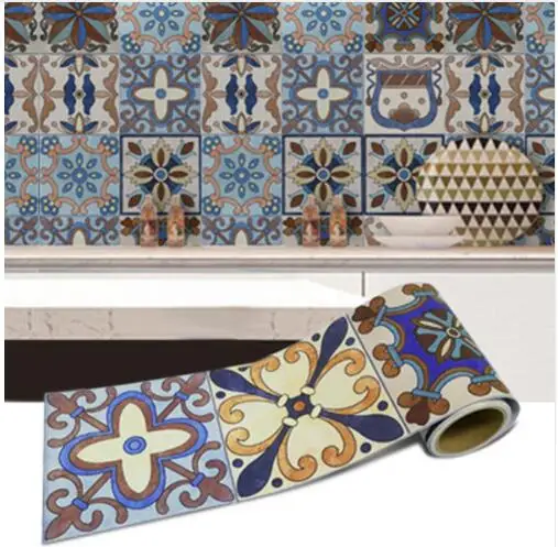 1 Roll 0.2x5m Retro Mosaic Tiles Stickers Waist Line Wall Sticker Wallpaper Kitchen Bathroom Toilet Border Waterproof Home Decor
1 Roll 0.2x5m Retro Mosaic Tiles Stickers Waist Line Wall Sticker Wallpaper Kitchen Bathroom Toilet Border Waterproof Home Decor