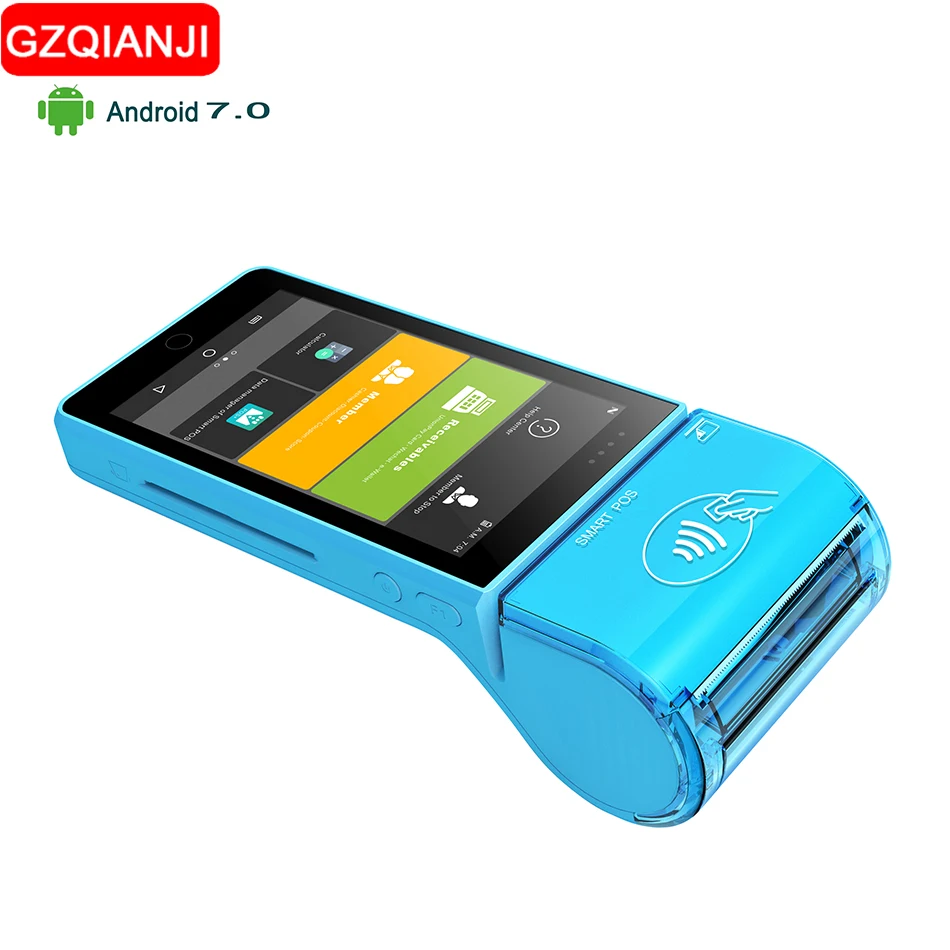 Android 7 PDA with thermal receipt POS Bill Printer 58mm Handheld PDA POS System wireless NFC Wifi Camera barcode scanner 1D 2D
Android 7 PDA with thermal receipt POS Bill Printer 58mm Handheld PDA POS System wireless NFC Wifi Camera barcode scanner 1D 2D