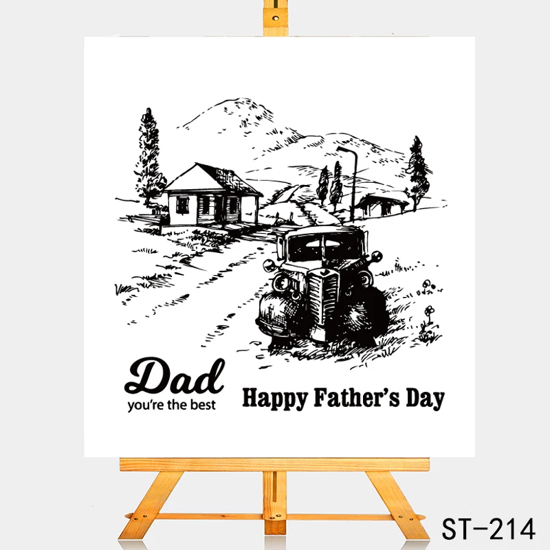 AZSG Happy Father's Day Clear Stamps For DIY Scrapbooking Rubber Stamp/ Seal Paper Craft Clear Stamp Card Making
AZSG Happy Father's Day Clear Stamps For DIY Scrapbooking Rubber Stamp/ Seal Paper Craft Clear Stamp Card Making