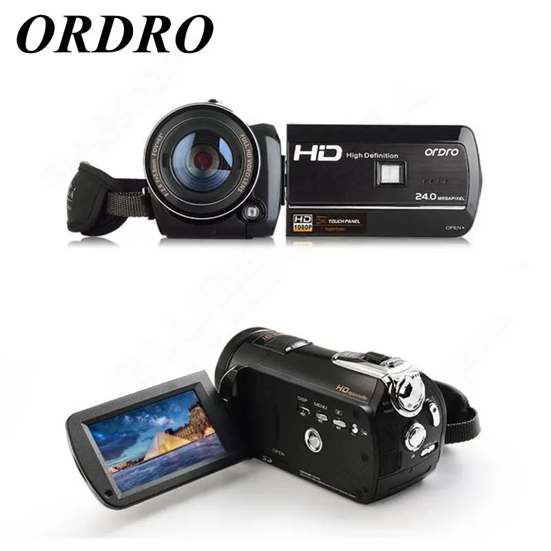 Ordro HDV-D395 Portable Camcorders Night Vision Full HD 1080P 18X 3.0" Touch Screen Digital Video Camera Recorder DV Wifi
Ordro HDV-D395 Portable Camcorders Night Vision Full HD 1080P 18X 3.0" Touch Screen Digital Video Camera Recorder DV Wifi