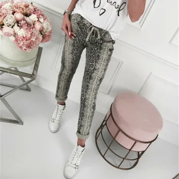 New Style Women Elastic Waist Drawstring Pencil Pants Ladies Casual Regular Fit Serpentine Pattern Long Trousers 
New Style Women Elastic Waist Drawstring Pencil Pants Ladies Casual Regular Fit Serpentine Pattern Long Trousers