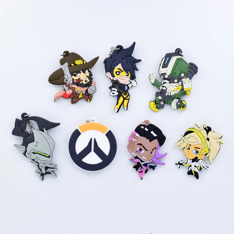 2018 Double Sided OW Game Key Chain Mercy/Tracer/Mccree Cute PVC Keyring Keychain For Bag Pendant Cartoon Charm Accessories
2018 Double Sided OW Game Key Chain Mercy/Tracer/Mccree Cute PVC Keyring Keychain For Bag Pendant Cartoon Charm Accessories