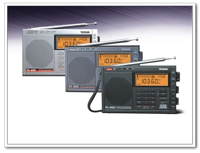 TECSUN PL-600 Full-band Synthesized Stereo Digital tuner tunning AM FM LW SW SSB Shortwave Portable Radio with clock
TECSUN PL-600 Full-band Synthesized Stereo Digital tuner tunning AM FM LW SW SSB Shortwave Portable Radio with clock