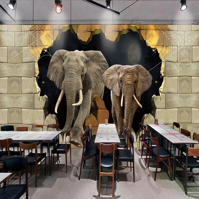 Custom photo wallpaper 3D stereo Elephant Decorative Mural Living Room Restaurant Bedroom Corridor Background Wallpaper
Custom photo wallpaper 3D stereo Elephant Decorative Mural Living Room Restaurant Bedroom Corridor Background Wallpaper