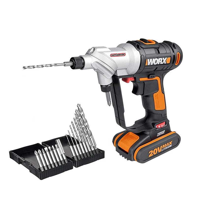 WORX electric cordless screwdriver 20V Li-ion with 20V battery 1charger WORX WX176
WORX electric cordless screwdriver 20V Li-ion with 20V battery 1charger WORX WX176