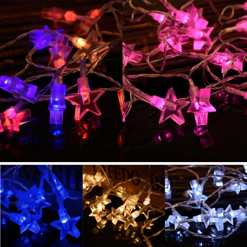 30 LED Waterproof Stars Fairy String Light Weding Party Decor Battery Operated 3.2m Outdoor
30 LED Waterproof Stars Fairy String Light Weding Party Decor Battery Operated 3.2m Outdoor