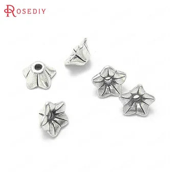 (4332)50PCS 9x5MM Antique Silver Zinc Alloy Flower Beads Caps Tassel Caps Jewelry Findings Accessories
(4332)50PCS 9x5MM Antique Silver Zinc Alloy Flower Beads Caps Tassel Caps Jewelry Findings Accessories