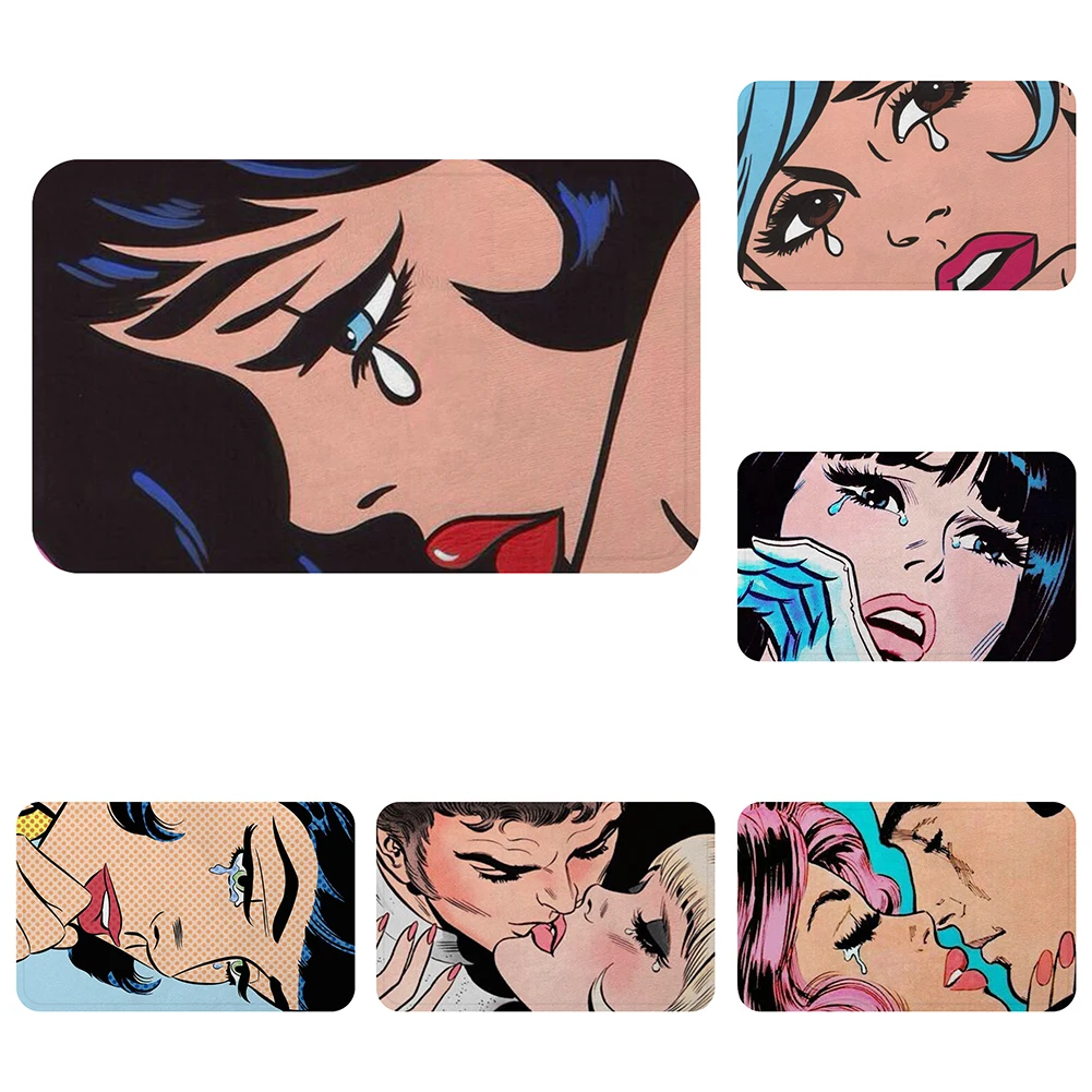 Pop Art Crying Girls Cool Mat Bath Carpet Decorative Anti-Slip Mats Room Car Floor Bar Rugs Door Home Decor Gift
Pop Art Crying Girls Cool Mat Bath Carpet Decorative Anti-Slip Mats Room Car Floor Bar Rugs Door Home Decor Gift