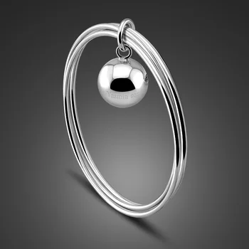 New fashion silver bells bracelets.Solid 925 silver 3 combination bracelets.Women ball pendant bracelet.Charming lady jewelry
New fashion silver bells bracelets.Solid 925 silver 3 combination bracelets.Women ball pendant bracelet.Charming lady jewelry