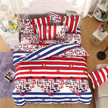 UNIKEA 2016 New Bedding Sets London landscape style stripes Reactive Printing Bed Sheets Quilt Cover pillowcase King Queen Full
UNIKEA 2016 New Bedding Sets London landscape style stripes Reactive Printing Bed Sheets Quilt Cover pillowcase King Queen Full