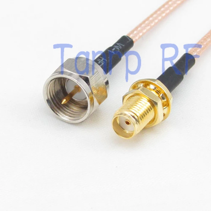15CM Pigtail coaxial jumper cable RG316 extension cord 6inch F male plug to SMA female jack RF adapter connector
15CM Pigtail coaxial jumper cable RG316 extension cord 6inch F male plug to SMA female jack RF adapter connector