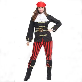 Halloween Costumes Performance Clothing Red Towel Pirate Captain Female Costume Party Cosplay Costumes
Halloween Costumes Performance Clothing Red Towel Pirate Captain Female Costume Party Cosplay Costumes