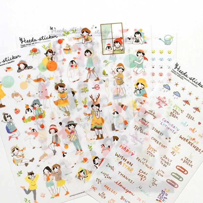 6pcs Sweet Girls Diary Sticker Kawaii Stationery Sticky Notes DIY Scrapbooking Dairy Notebook Planner Decorative Stickers
6pcs Sweet Girls Diary Sticker Kawaii Stationery Sticky Notes DIY Scrapbooking Dairy Notebook Planner Decorative Stickers
