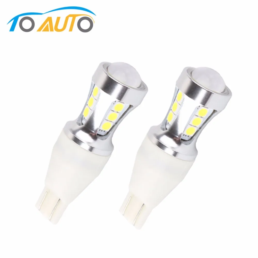 2 pcs T15 Canbus OBC Error Free Bulbs Interior Emitter LED 921 912 W16W Car lamps Auto Lights 18 SMD 3030 Xenon White
2 pcs T15 Canbus OBC Error Free Bulbs Interior Emitter LED 921 912 W16W Car lamps Auto Lights 18 SMD 3030 Xenon White
