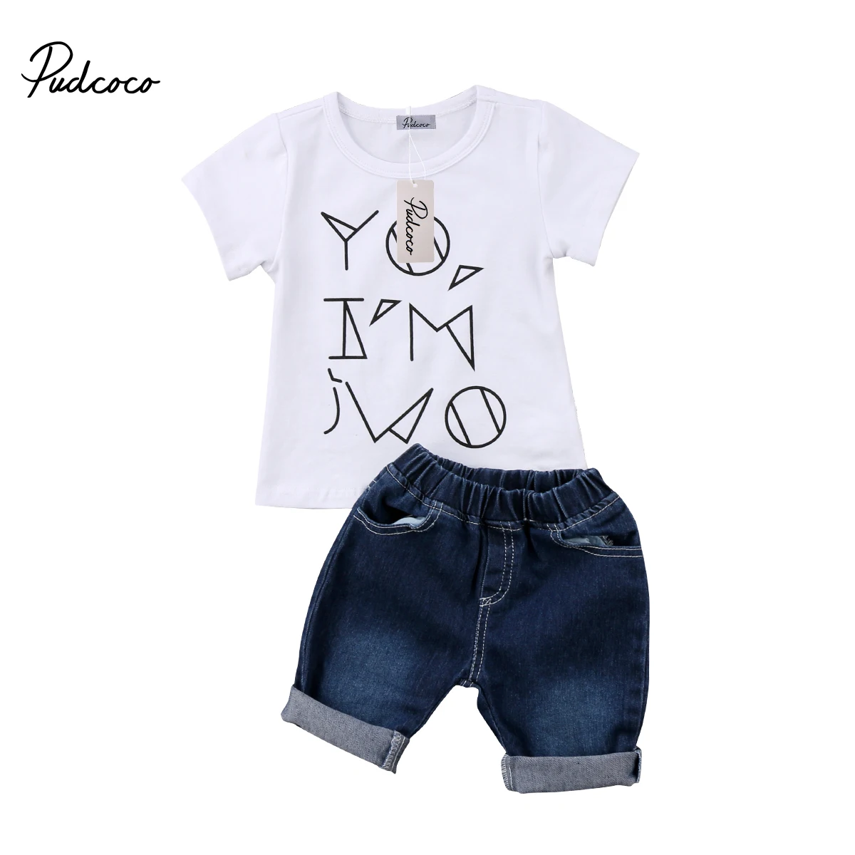 2Pcs Kids Baby Boys Summer Short Sleeve T- shirt Tops+Shorts Denim Jeans Pants Outfit Clothing Sets
2Pcs Kids Baby Boys Summer Short Sleeve T- shirt Tops+Shorts Denim Jeans Pants Outfit Clothing Sets