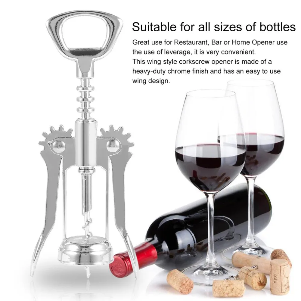 1Pc Stainless Steel Bottle Opener Waiter Metal Wine Corkscrew Bottle Handle Opener Corkscrews 16 x 5.5 x3.5cm Drop Shipping
1Pc Stainless Steel Bottle Opener Waiter Metal Wine Corkscrew Bottle Handle Opener Corkscrews 16 x 5.5 x3.5cm Drop Shipping