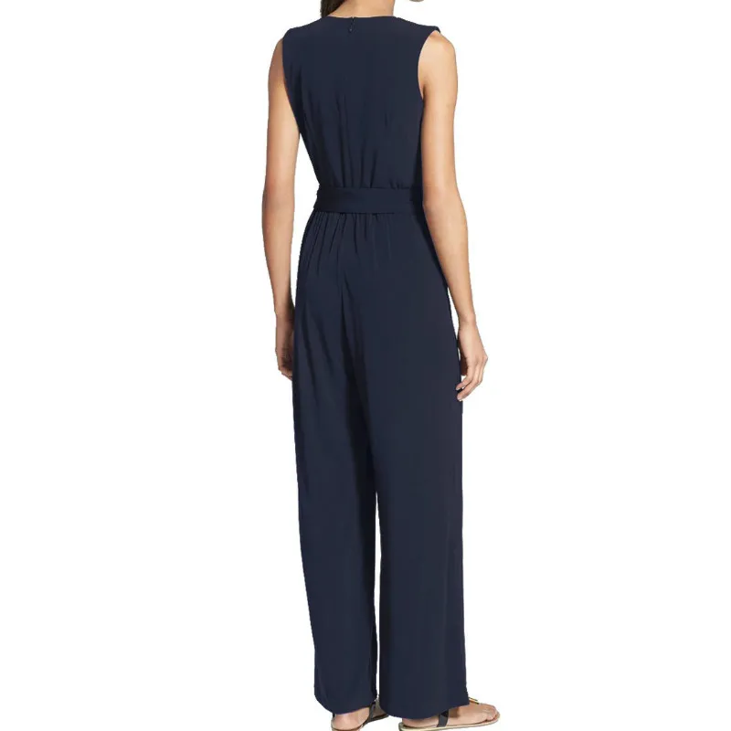 Sleeveless Women Jumpsuits V -Neck 2018 Fashion Lady Work Office Jumpsuit Summer Long Wide Leg Pants Rompers Femme Gv753
Sleeveless Women Jumpsuits V -Neck 2018 Fashion Lady Work Office Jumpsuit Summer Long Wide Leg Pants Rompers Femme Gv753