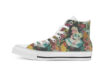 Alice In Wonder Novelty Design High Top Canvas Custom Shoes flat Casual shoes Drop Shipping
Alice In Wonder Novelty Design High Top Canvas Custom Shoes flat Casual shoes Drop Shipping