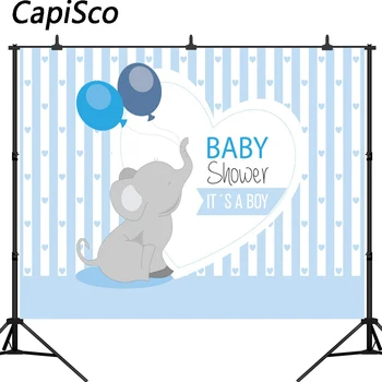 Capisco Light Blue Theme Elephant Baby Shower Photography Backdrop Balloon Heart Boys Happy Birthday Party Backgrounds
Capisco Light Blue Theme Elephant Baby Shower Photography Backdrop Balloon Heart Boys Happy Birthday Party Backgrounds