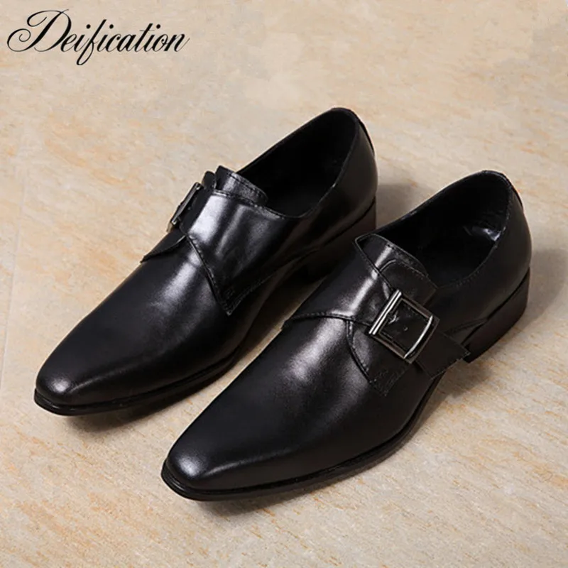 Deification New Sapato Social Masculino Slip On Men Dress Shoes Casual Buckle Strap Prom Loafers Black Leather Men Driving Shoes
Deification New Sapato Social Masculino Slip On Men Dress Shoes Casual Buckle Strap Prom Loafers Black Leather Men Driving Shoes