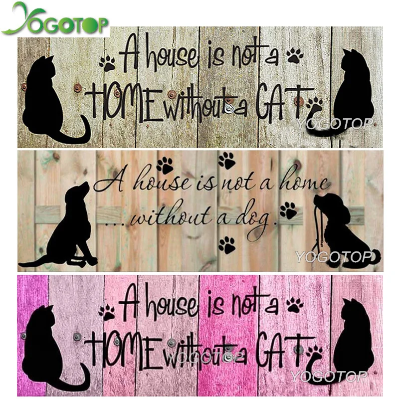 large Full Square/Round Drill 5D DIY Diamond Painting "Cat Dog Home" 3D Embroidery Cross Stitch 5D Home Decor Gift YY1122
large Full Square/Round Drill 5D DIY Diamond Painting "Cat Dog Home" 3D Embroidery Cross Stitch 5D Home Decor Gift YY1122
