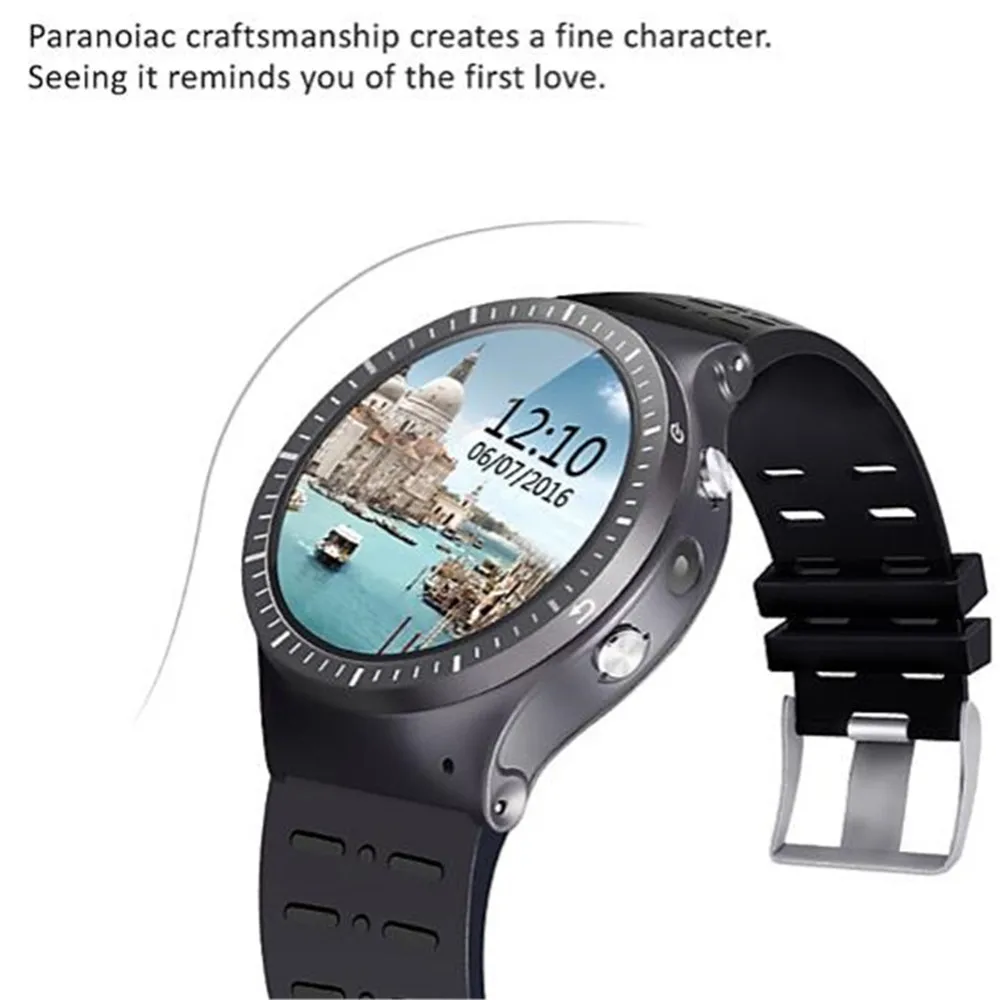 ZGPAX S99B 3G Смарт часы Android 5.1 SmartWatch телефон 512 МБ + 8 г GPS Wi Fi Bluetooth Шагомер сердечного