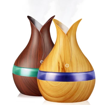 KAIPUTE 300ml USB Air humidifier aroma oil Diffuser strong mist maker wood grain with 7 colors LED night light for home office
KAIPUTE 300ml USB Air humidifier aroma oil Diffuser strong mist maker wood grain with 7 colors LED night light for home office