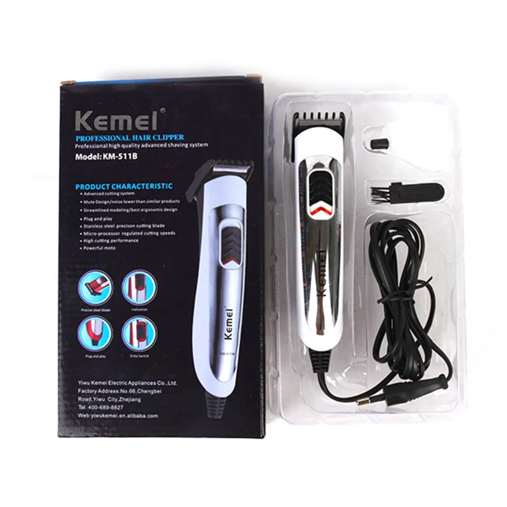 Professional New Kemei electric Rechargeable Hair Removal Clipper Cutting Machine Blades Trimmer Shaving for man KM-511B
Professional New Kemei electric Rechargeable Hair Removal Clipper Cutting Machine Blades Trimmer Shaving for man KM-511B