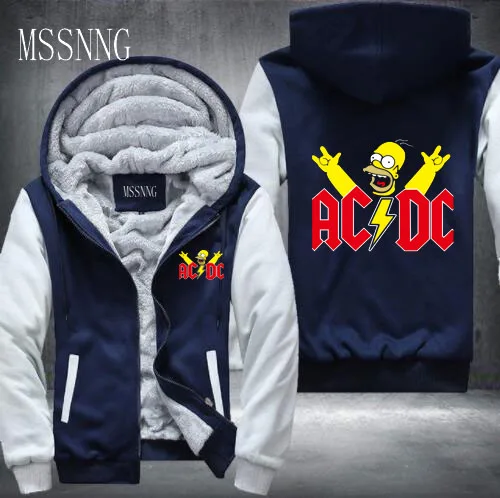 2018 Новый горячий толстовки мужские Для женщин кофты рок группа ACDC AC/DC желтая утка