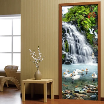 Chinese Style Waterfall Landscape 3D Wall Mural Door Sticker Study Room Living Room Home Decor PVC Waterproof Door Wallpaper 3 D 
Chinese Style Waterfall Landscape 3D Wall Mural Door Sticker Study Room Living Room Home Decor PVC Waterproof Door Wallpaper 3 D