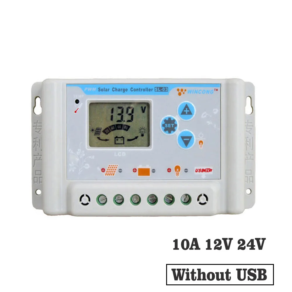 10A 12V 24V LI LI-ION NI-MH LiFePO4 Battery 11.1V 12.8V 22.2V 25.6V Solar Charge Controllers Regulator
10A 12V 24V LI LI-ION NI-MH LiFePO4 Battery 11.1V 12.8V 22.2V 25.6V Solar Charge Controllers Regulator