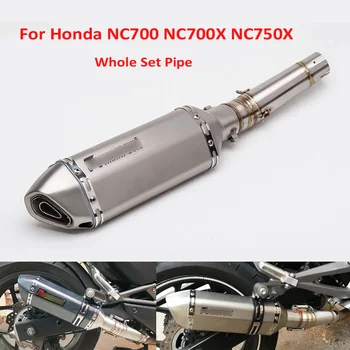 Full Motorcycle Exhaust System Exhaust Muffler Tip Silencer Exhaust Pipe Connect Link Tube Pipe for Honda NC700X NC700S NC750X
Full Motorcycle Exhaust System Exhaust Muffler Tip Silencer Exhaust Pipe Connect Link Tube Pipe for Honda NC700X NC700S NC750X