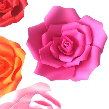 Artificial Rose Large Foam Flower Wedding Stage Background Wall Decoration Paper flower Home Party Decor Diameter 15 25cm
Artificial Rose Large Foam Flower Wedding Stage Background Wall Decoration Paper flower Home Party Decor Diameter 15 25cm